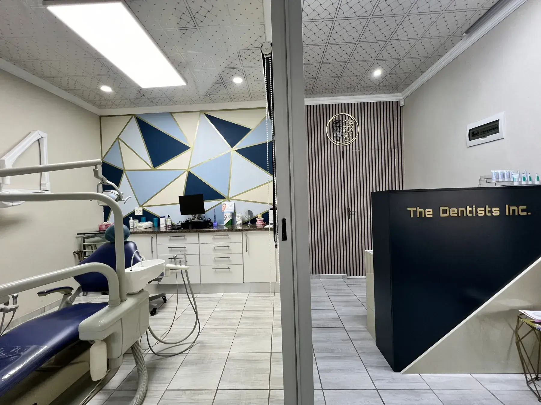 The Dentists Inc. — Ridgeway reception and dental treatment room